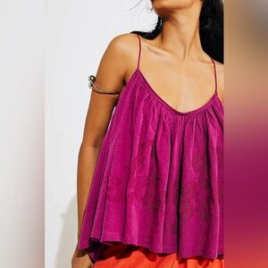 FREE PEOPLE ON CLOUDS TANK BLOUSE TOP